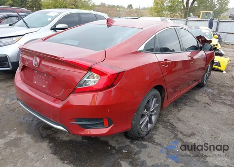 2020 Honda Civic Ex-L from USA, damaged, VIN 19XFC1F72LE012318